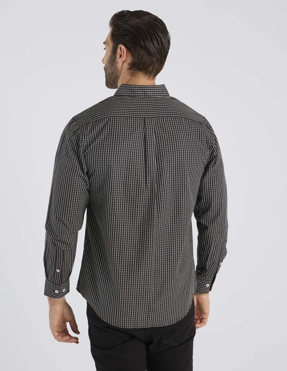 Camisa casual Regent Street manga larga para hombre