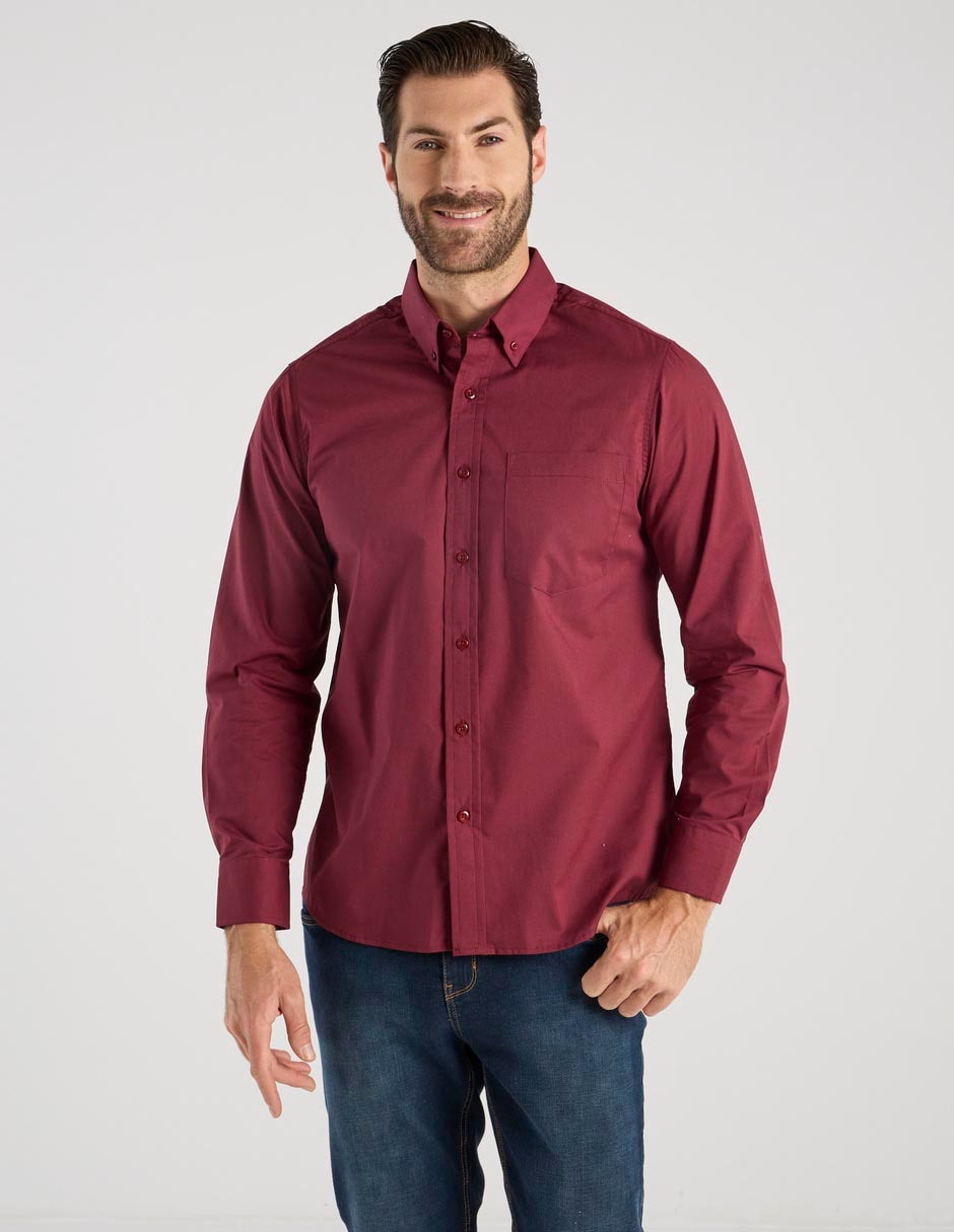 Camisa casual Regent Street manga larga para hombre