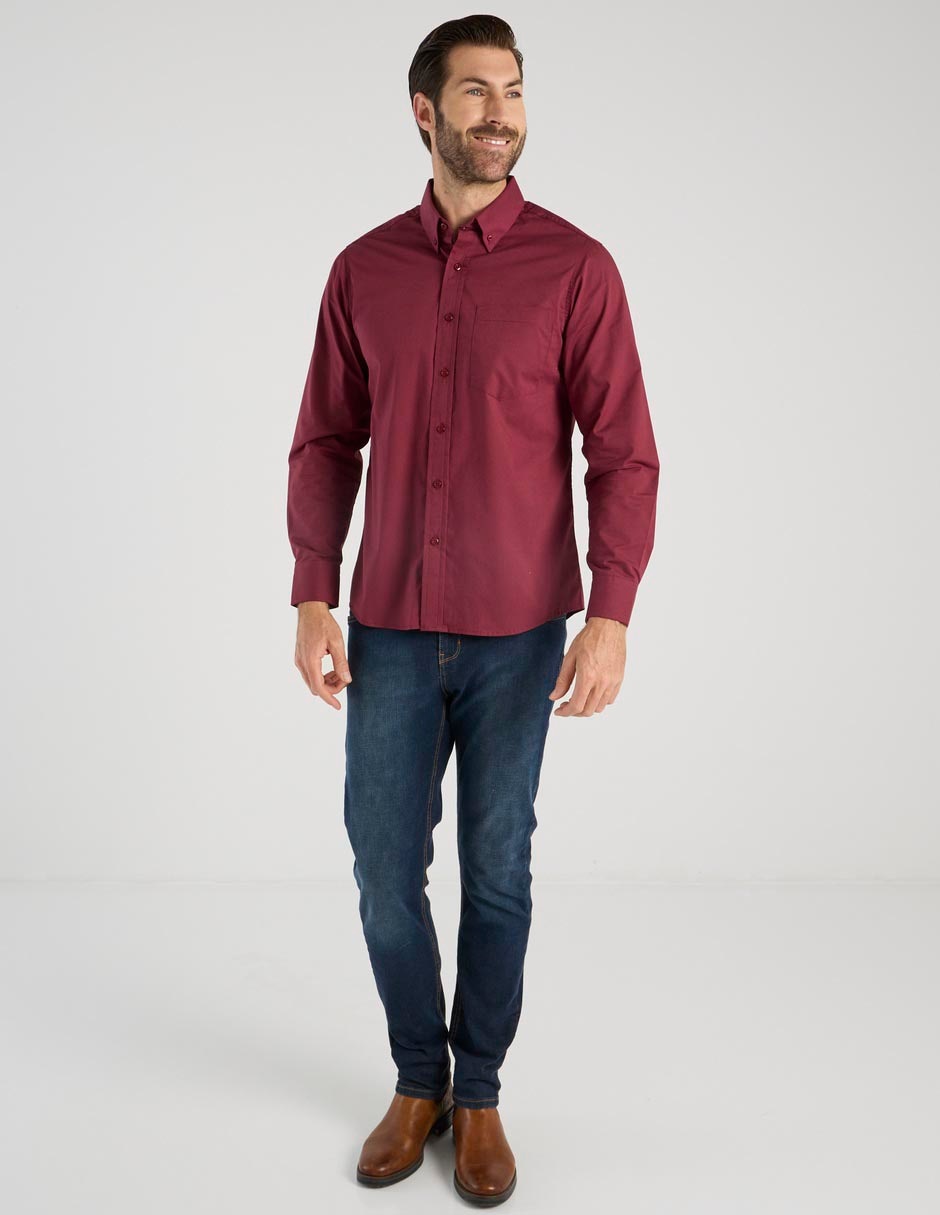 Camisa casual Regent Street manga larga para hombre