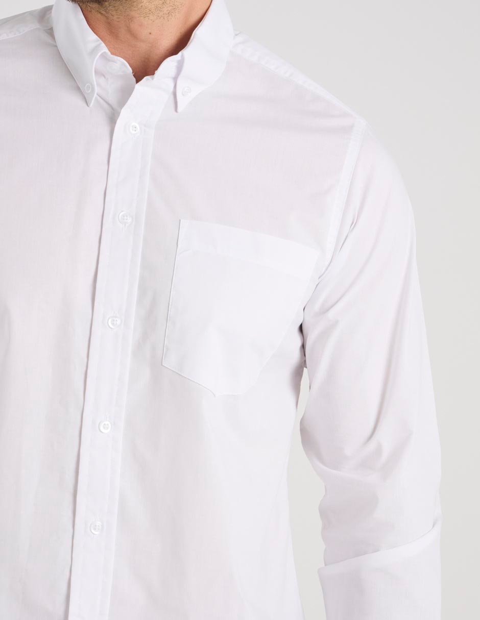 Camisa casual manga larga para hombre 7