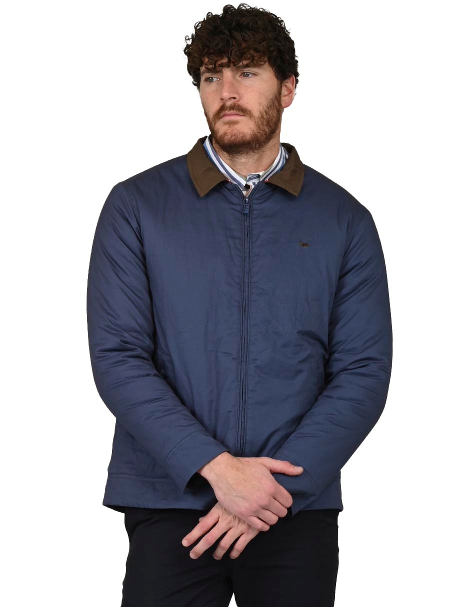 Chamarra casual con bolsillos para hombre