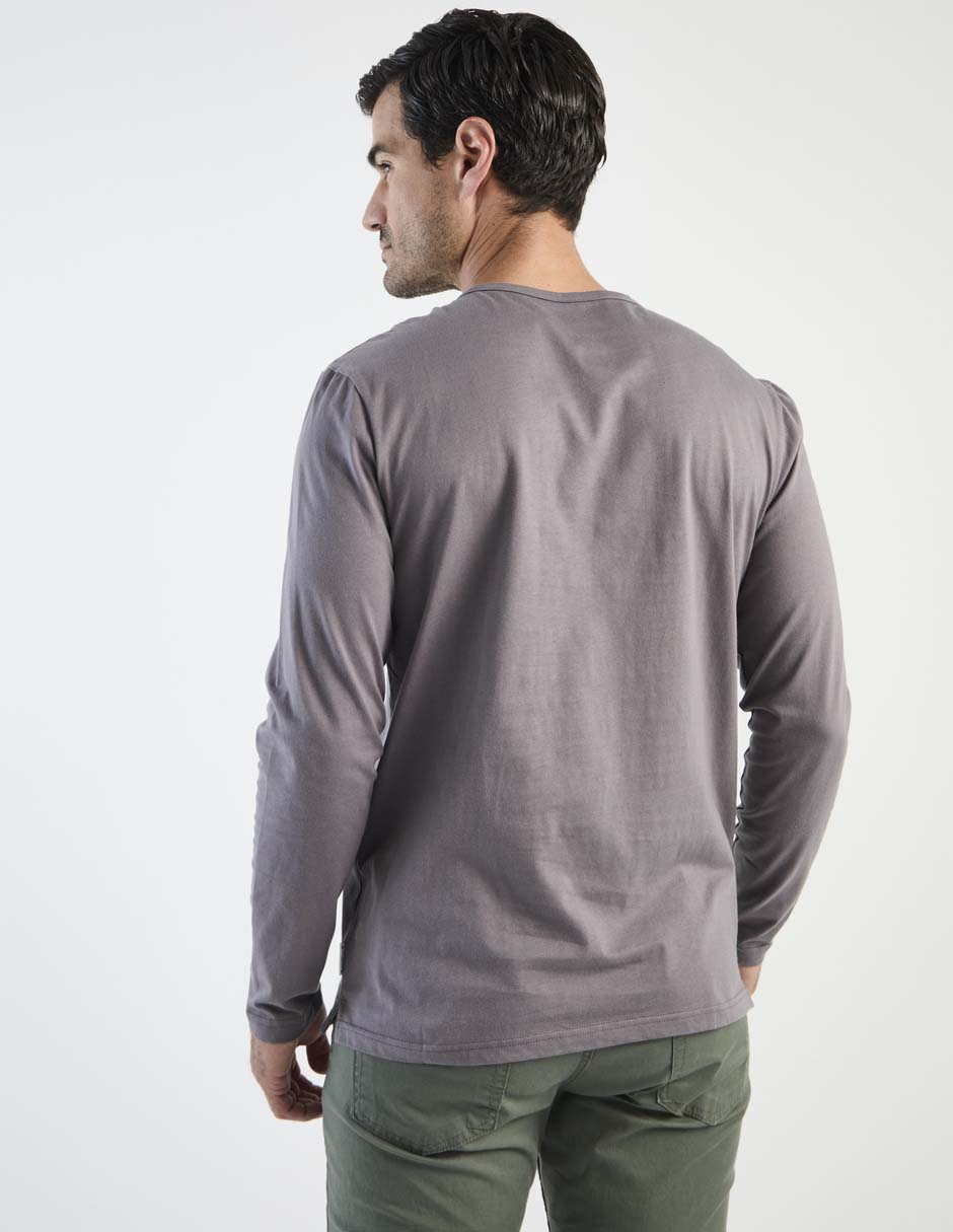 Playera manga larga para hombre 2