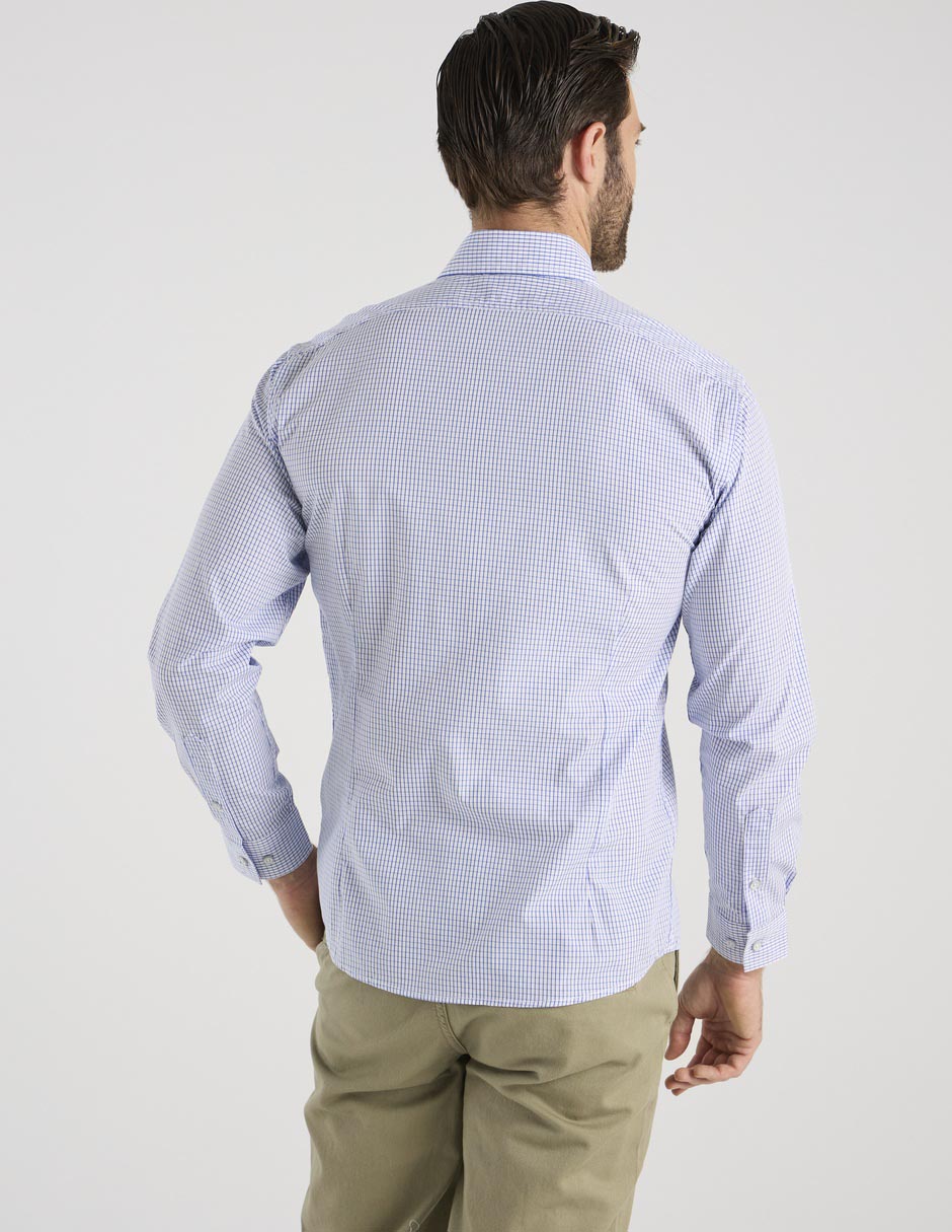Camisa casual de algodón manga larga para hombre 2