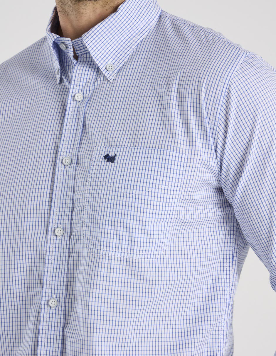 Camisa casual de algodón manga larga para hombre 4