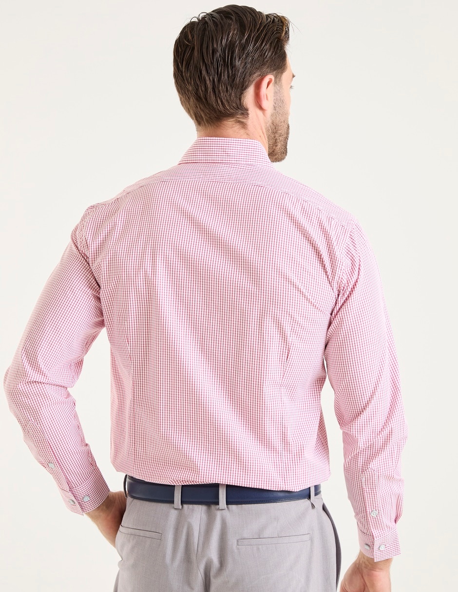 Camisa casual Ferrioni de algodón manga larga para hombre