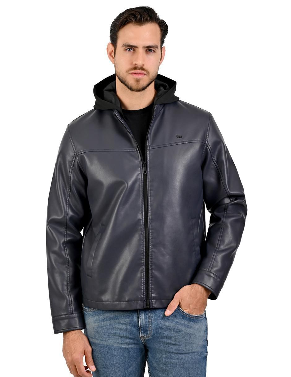 Chamarra casual con capucha para hombre Chamarra casual con capucha para hombre
