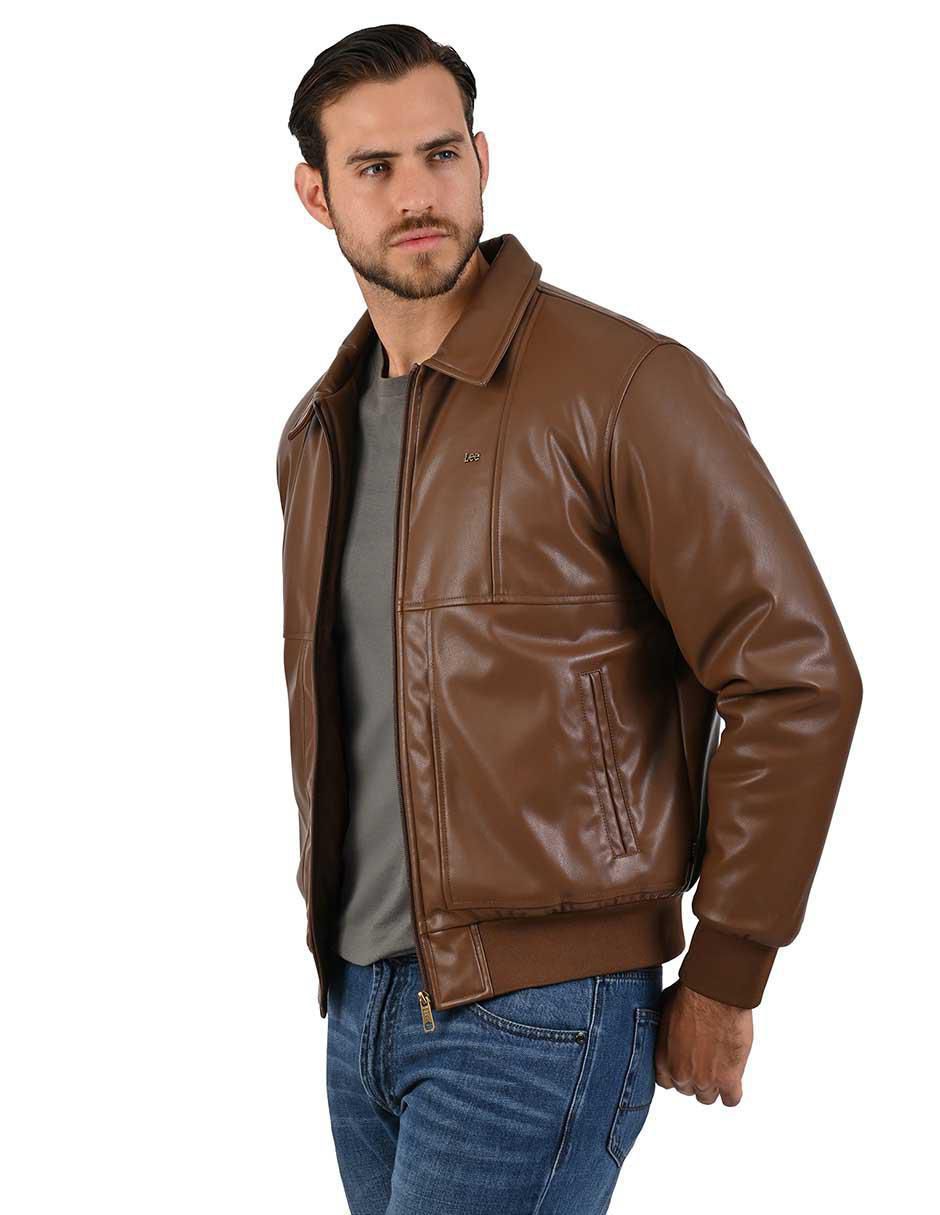 Chamarra bomber Lee con bolsillos para hombre