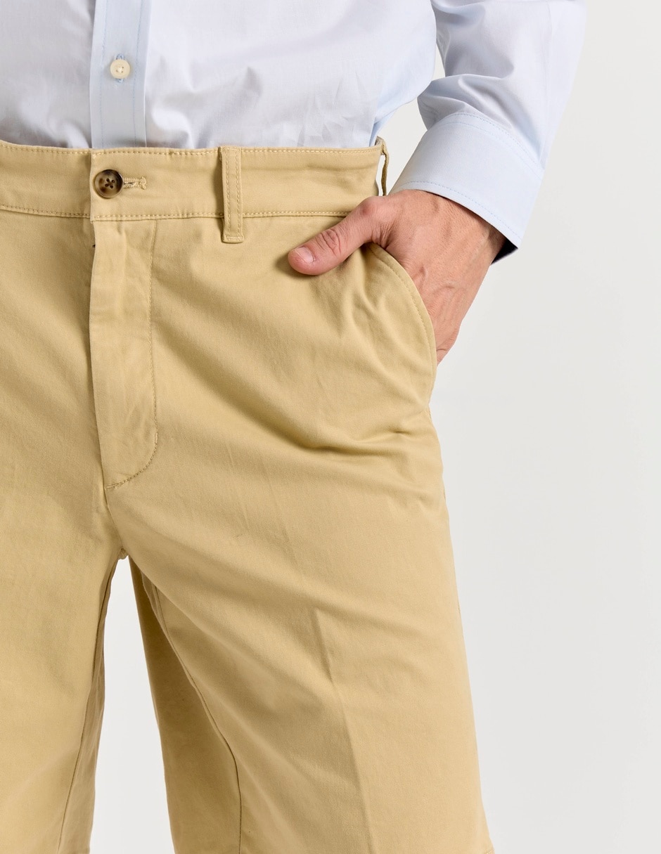 Bermuda de algodón para hombre
