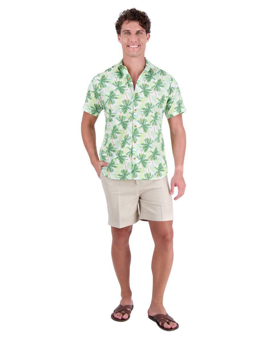 Camisa casual manga corta para hombre