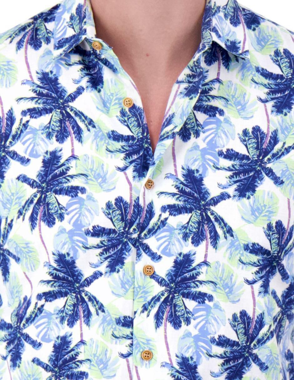 Camisa casual de algodón manga corta para hombre 4