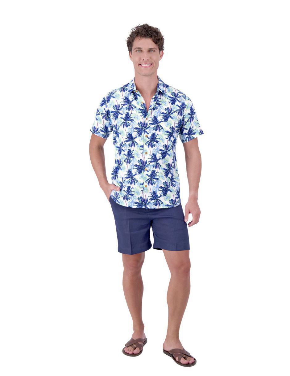 Camisa casual de algodón manga corta para hombre 2