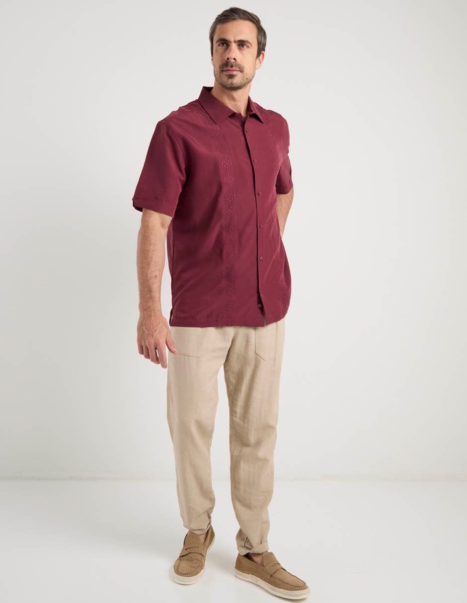 Camisa casual Cubavera manga corta para hombre