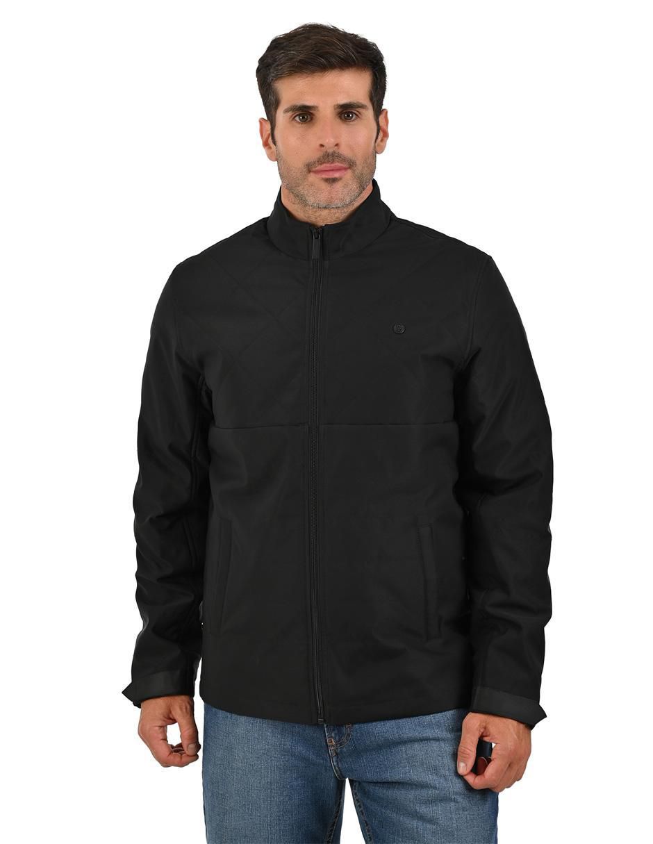 Chamarra casual con bolsillos para hombre