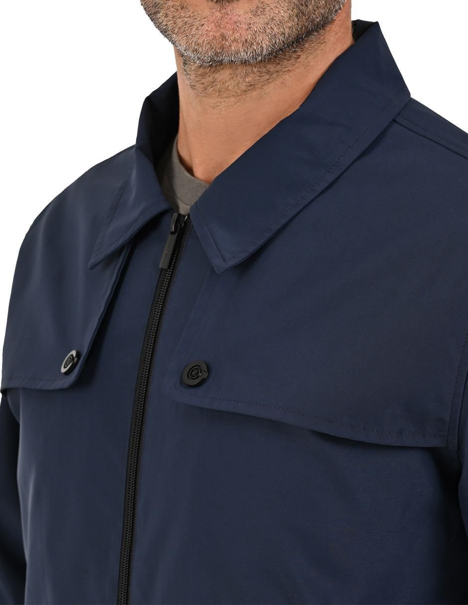 Chamarra casual Perry Ellis Portfolio con bolsillos para hombre