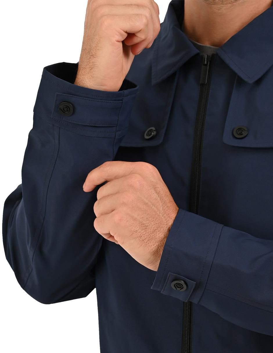 Chamarra casual Perry Ellis Portfolio con bolsillos para hombre