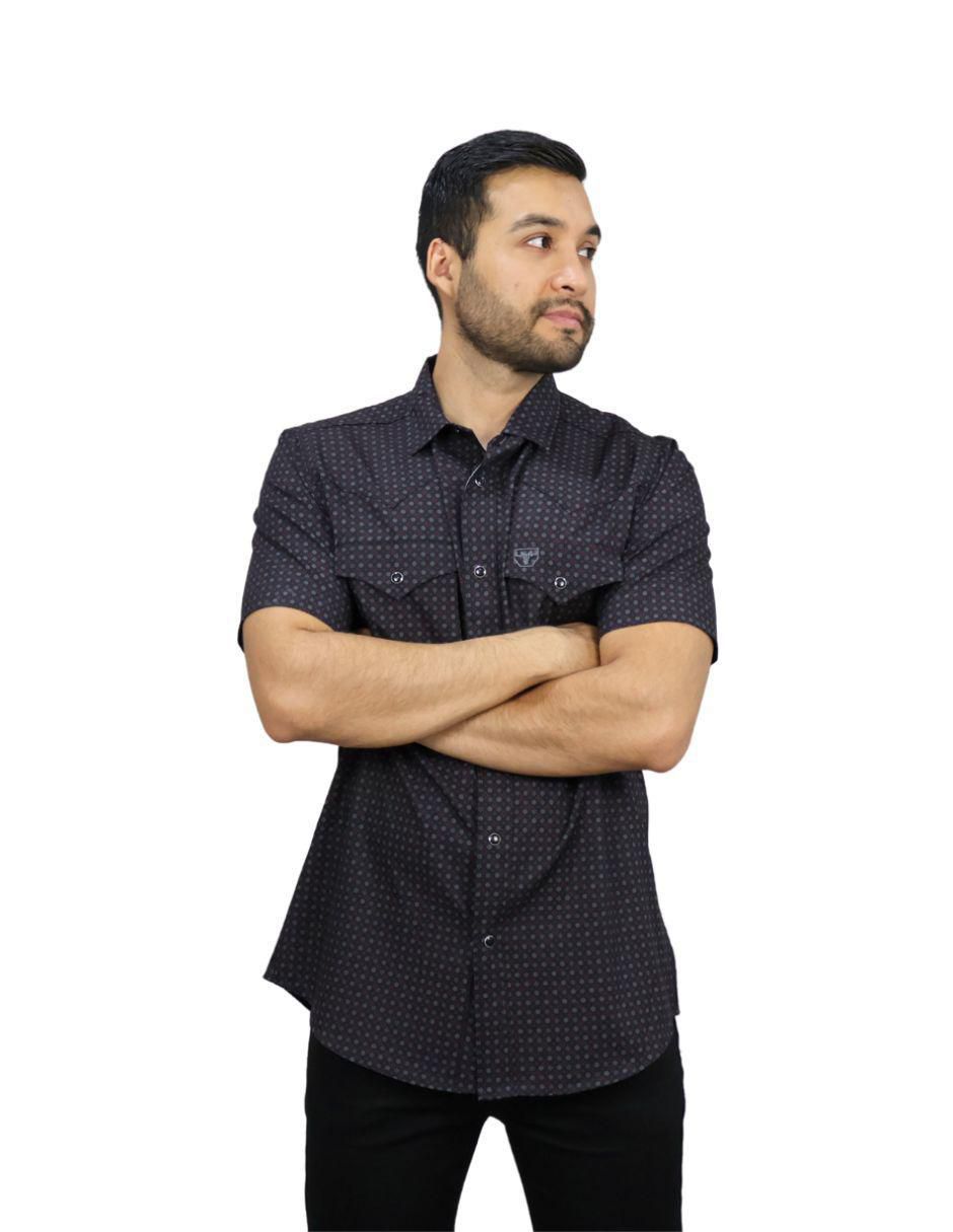 Camisa casual de algodón manga corta para hombre 2