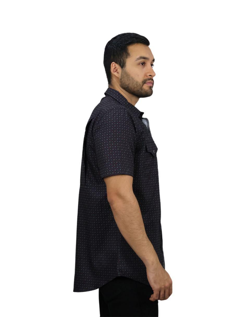 Camisa casual de algodón manga corta para hombre 5