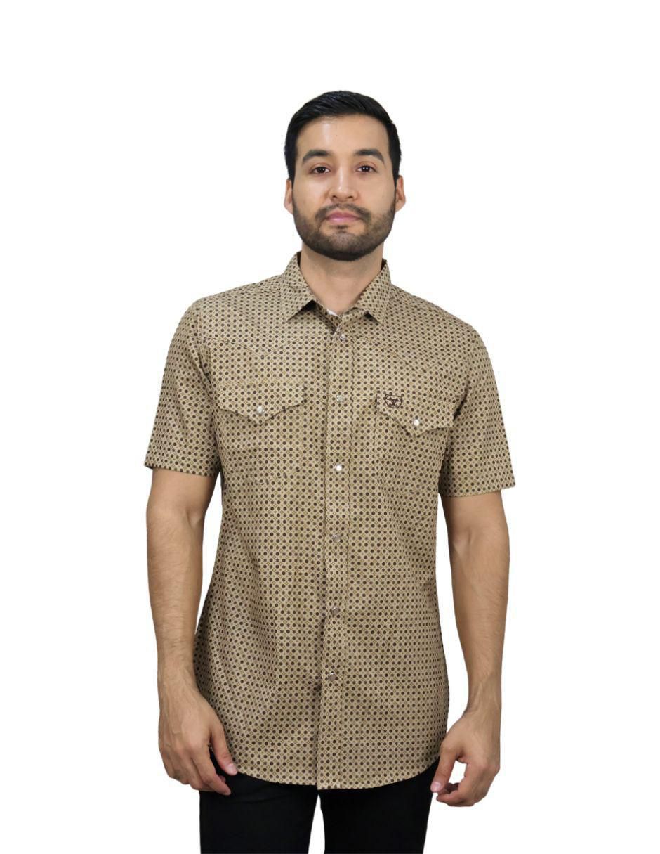 Camisa casual de algodón manga corta para hombre Camisa casual de algodón manga corta para hombre