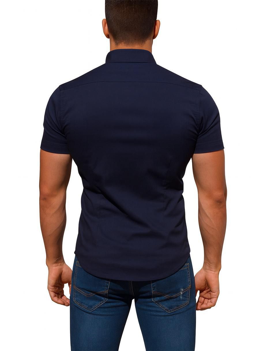 Camisa casual manga corta para hombre 2