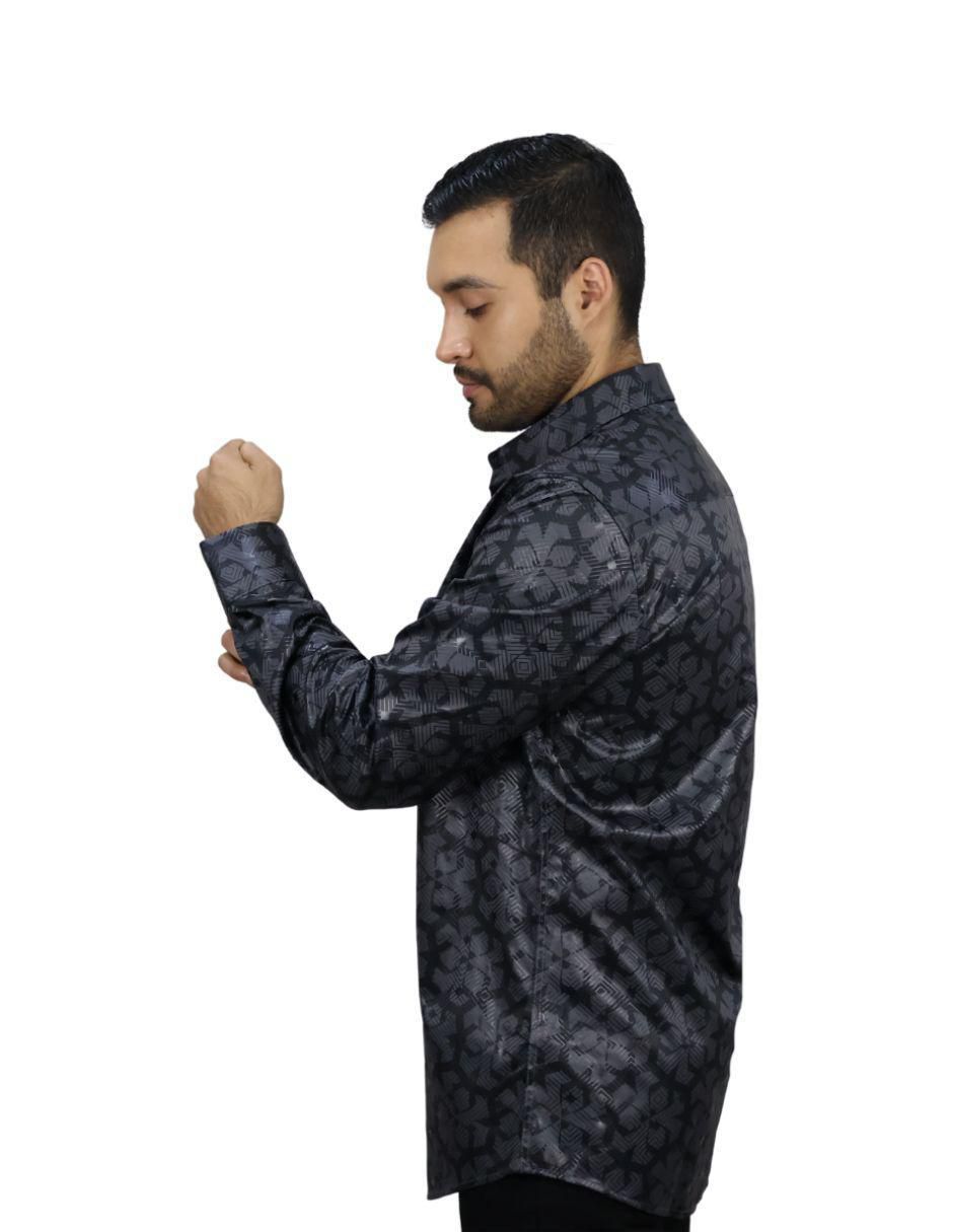 Camisa casual manga larga para hombre