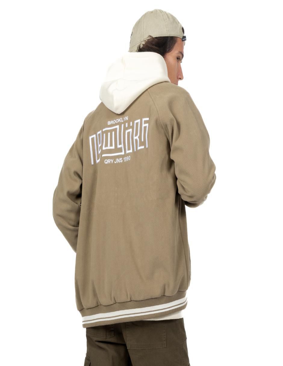 Chamarra bomber con bolsillos para hombre 5