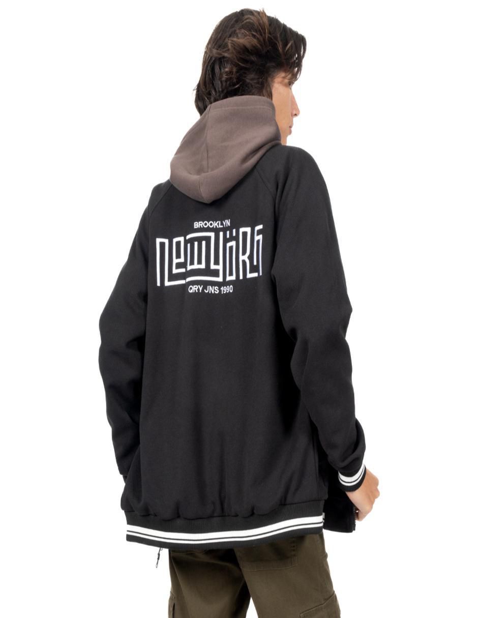 Chamarra bomber con bolsillos para hombre 5
