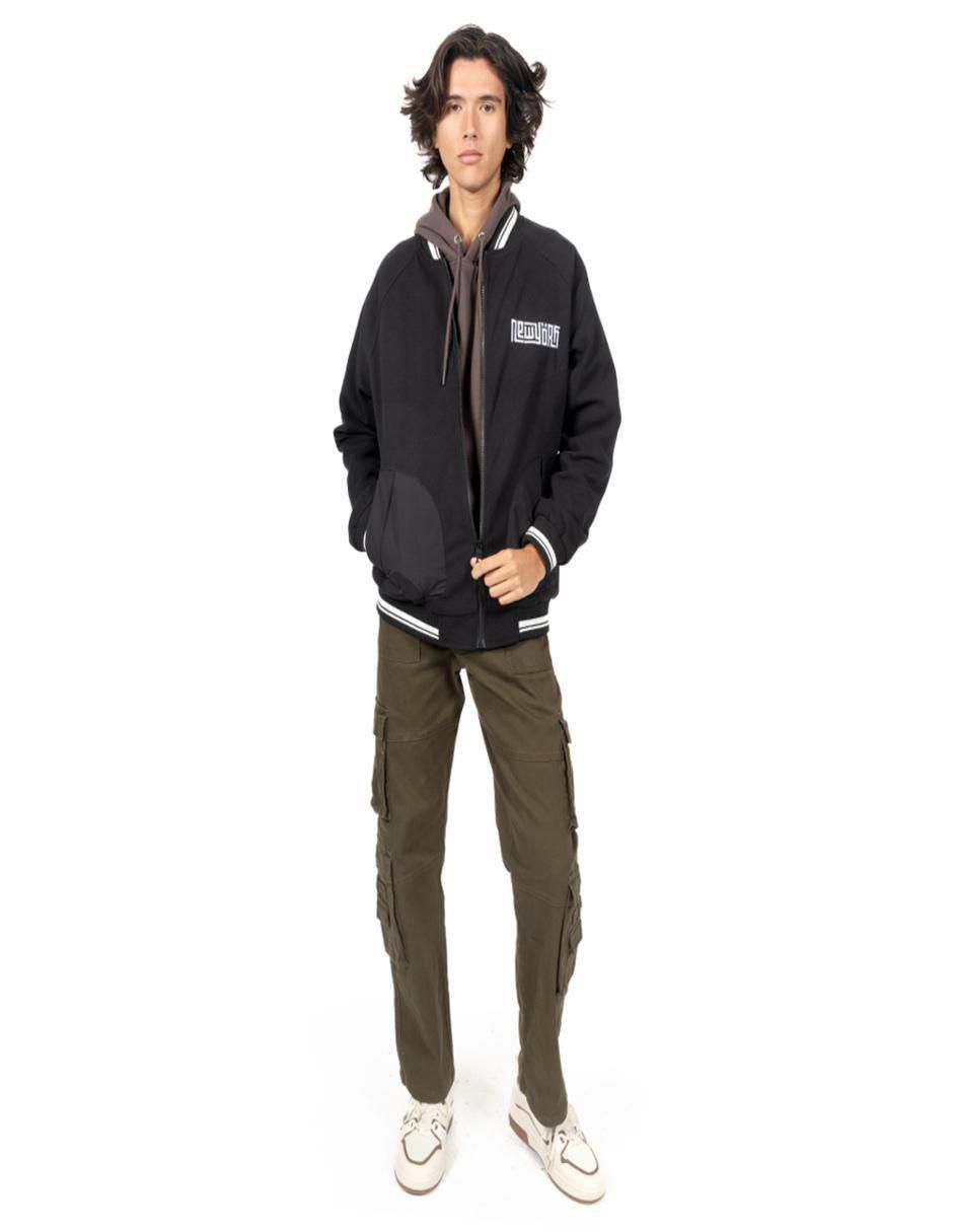 Chamarra bomber con bolsillos para hombre 3
