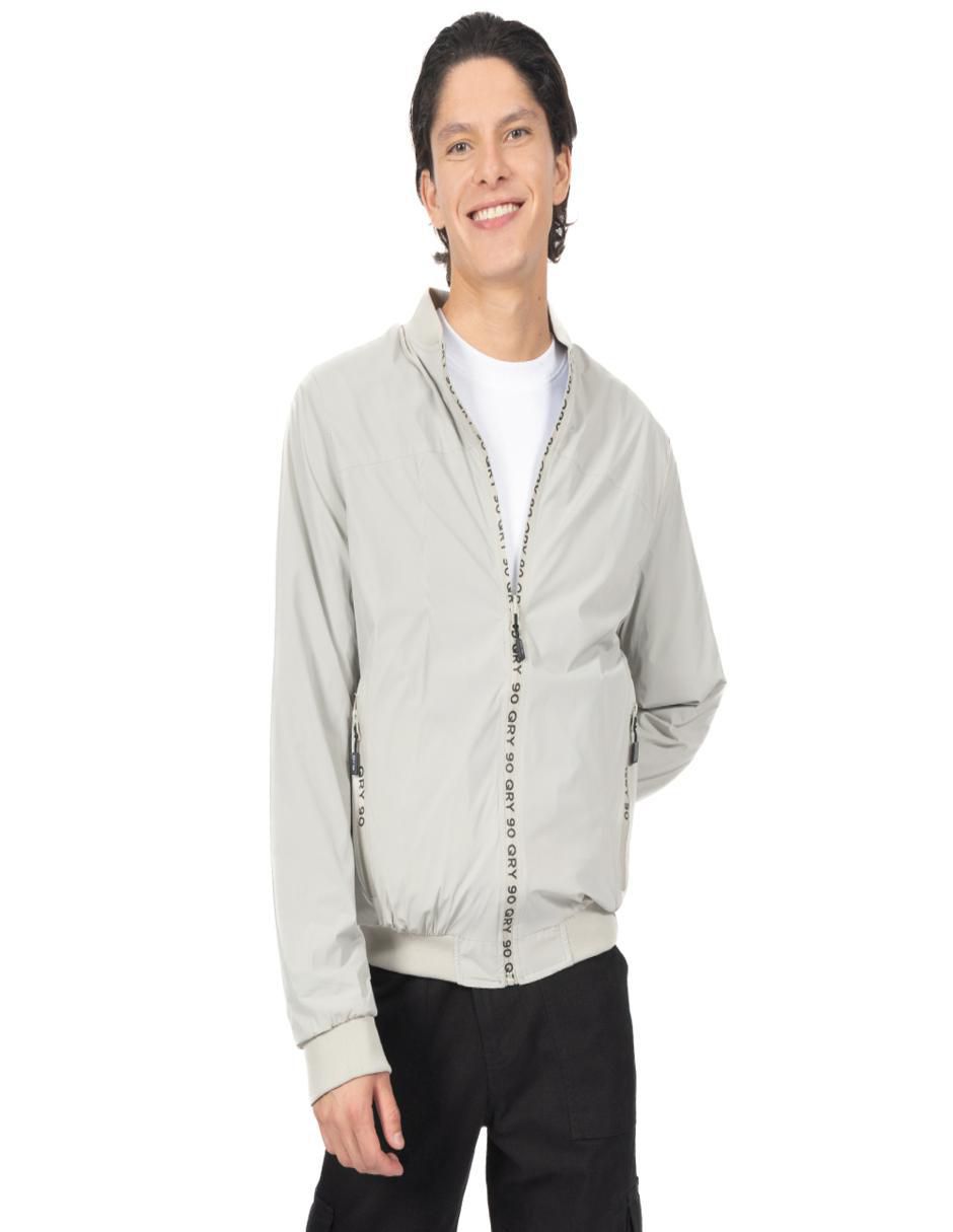 Chamarra bomber con bolsillos para hombre