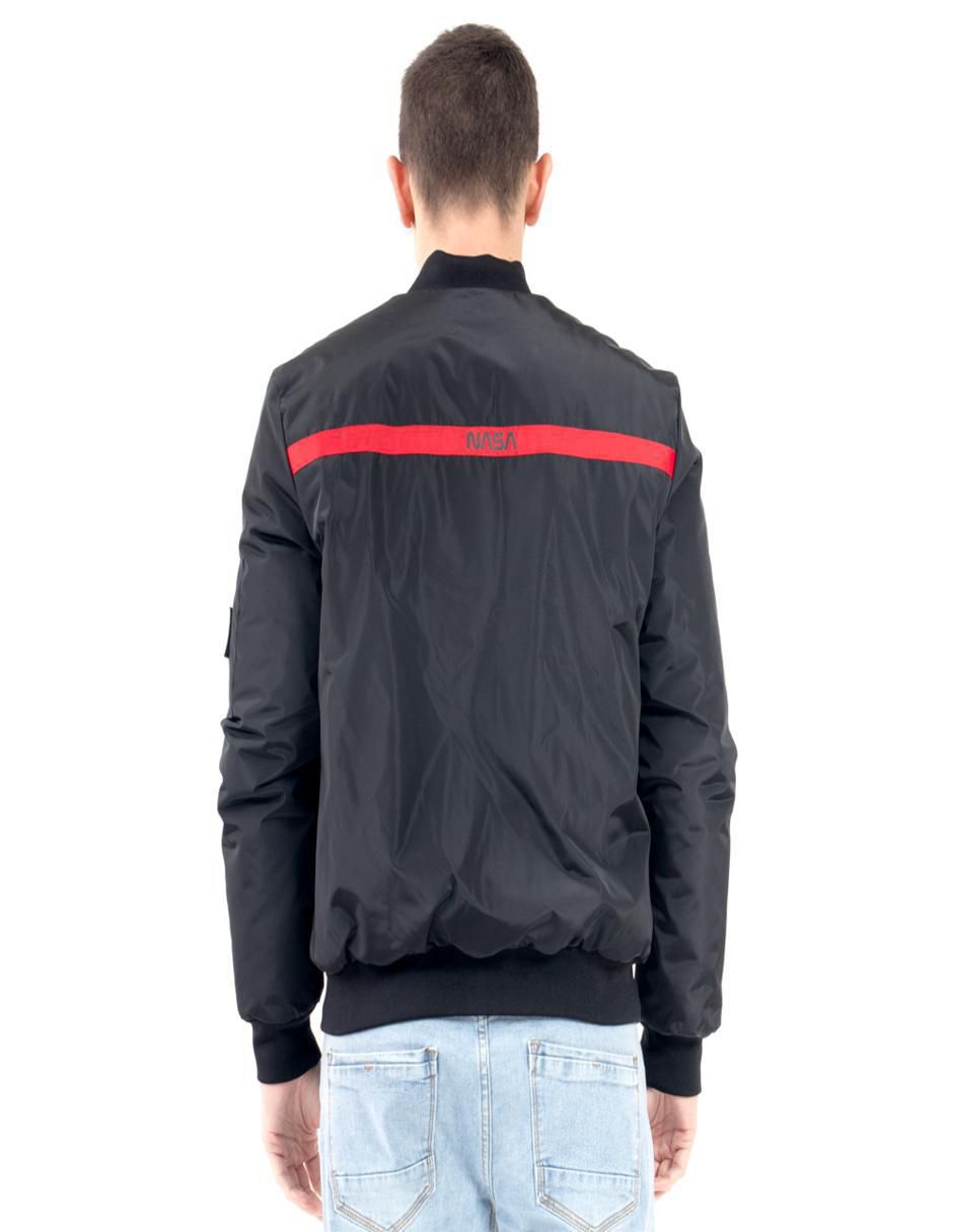 Chamarra bomber con bolsillos para hombre