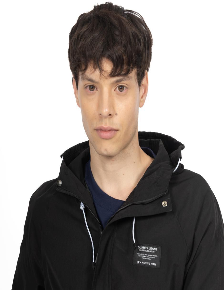 Chamarra casual quarry con capucha para hombre