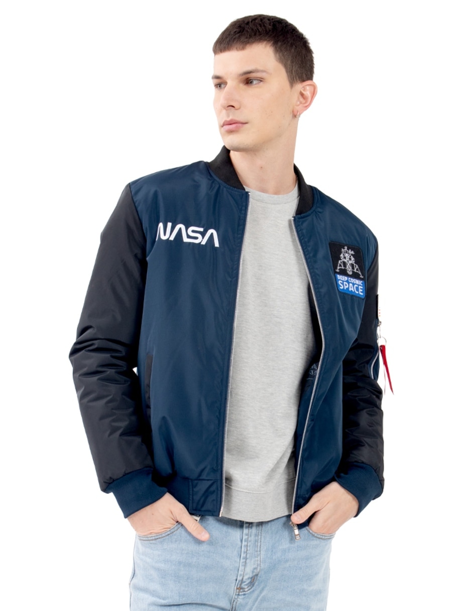 Chamarra bomber Quarry con bolsillos para hombre