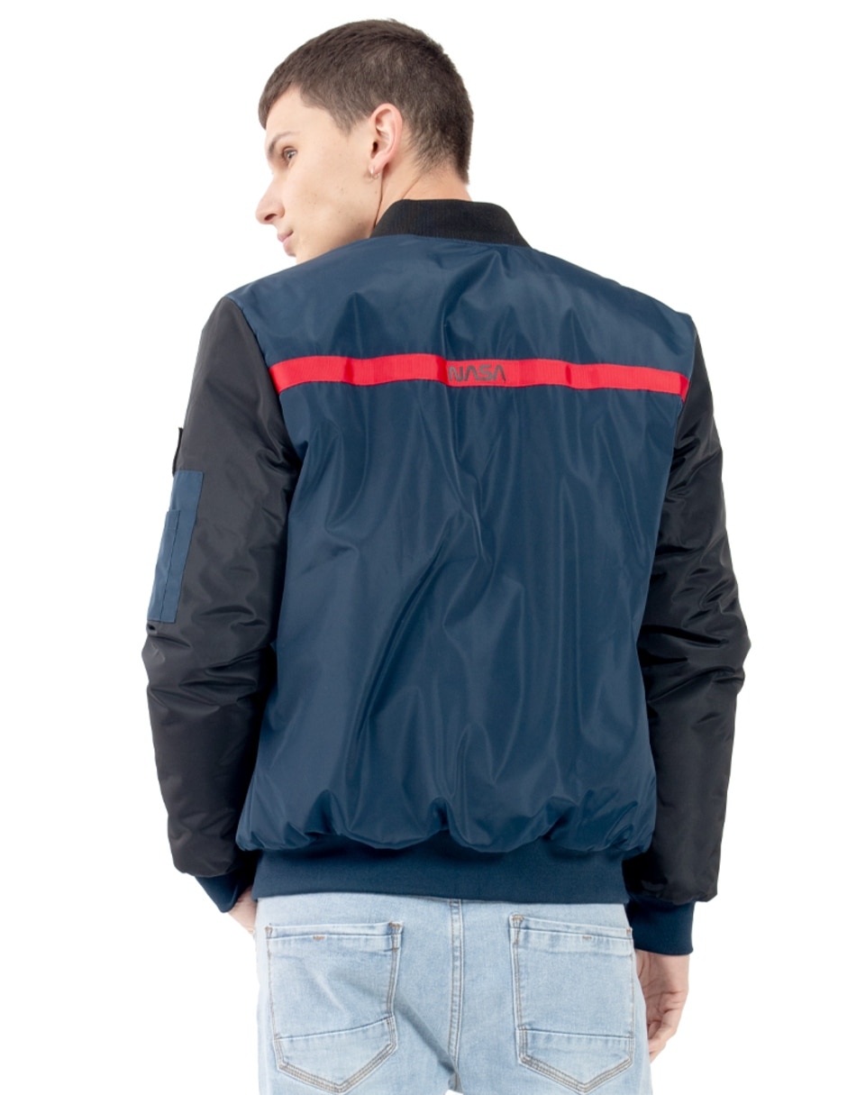 Chamarra bomber Quarry con bolsillos para hombre
