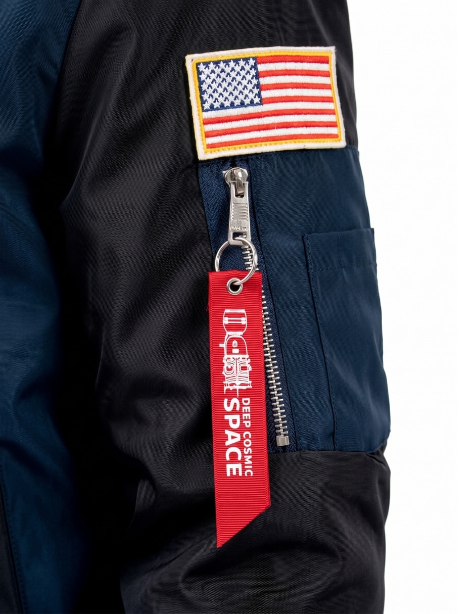 Chamarra bomber Quarry con bolsillos para hombre