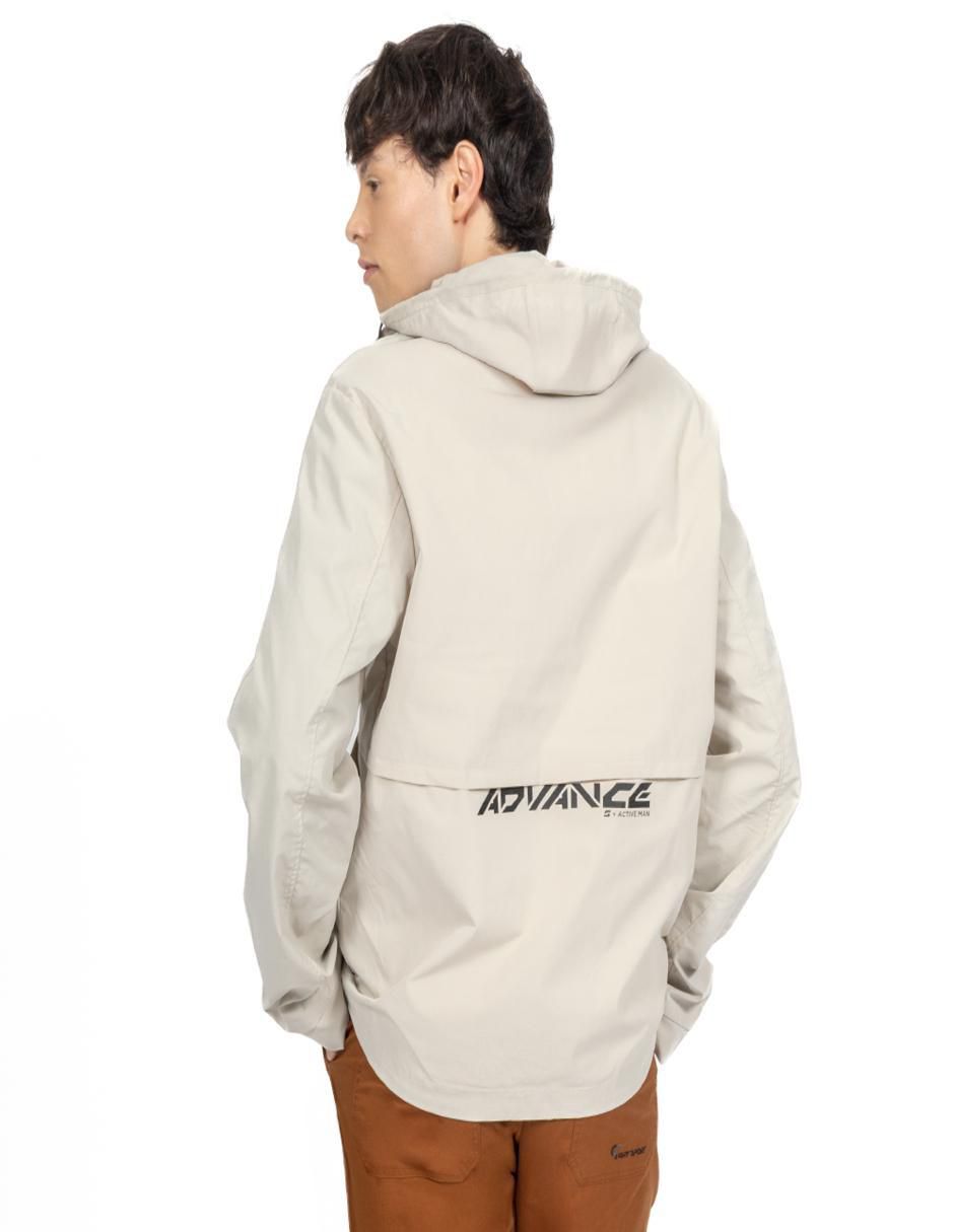 Chamarra casual con capucha para hombre 2