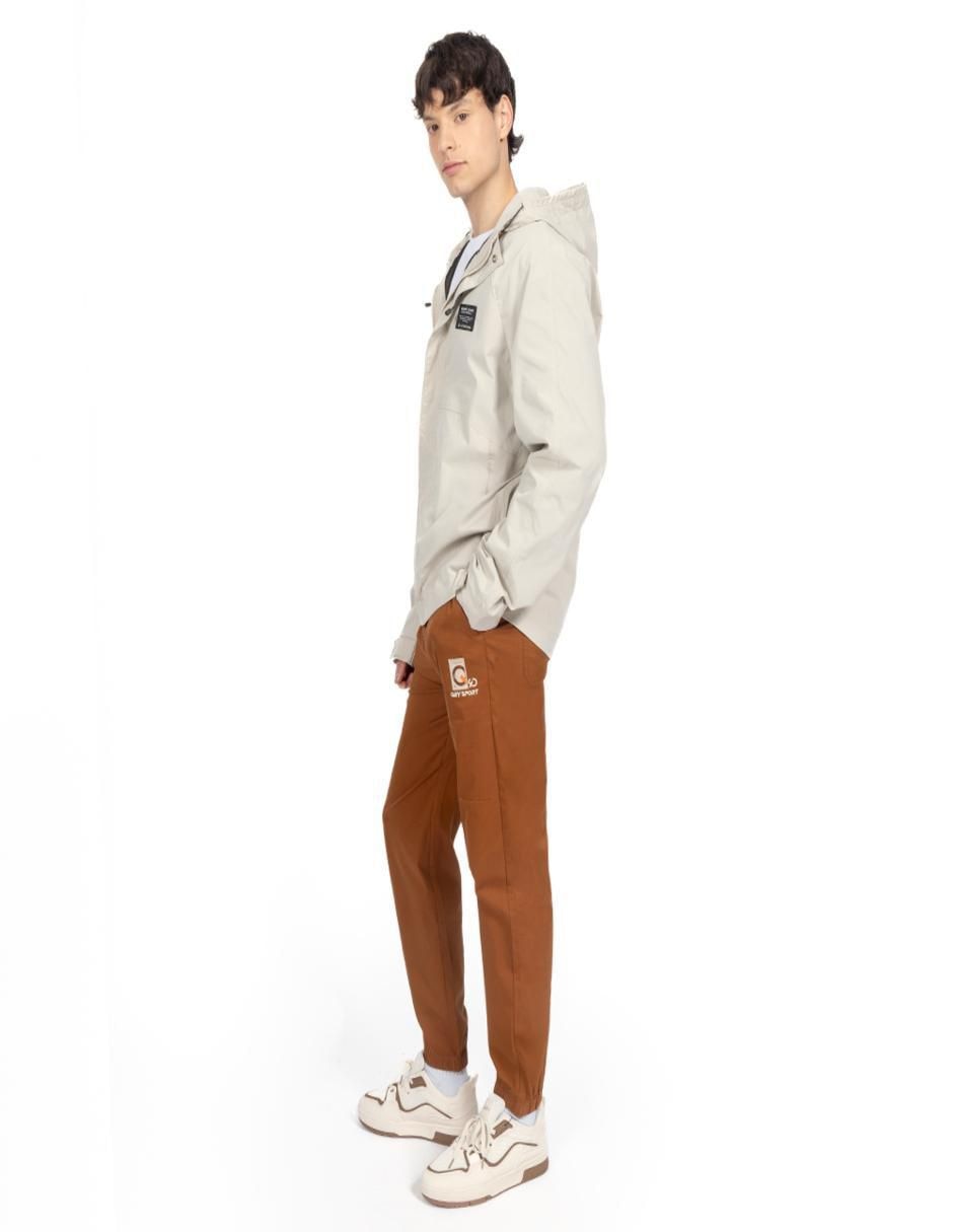 Chamarra casual con capucha para hombre 3