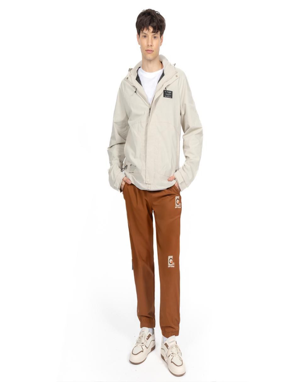 Chamarra casual con capucha para hombre 4