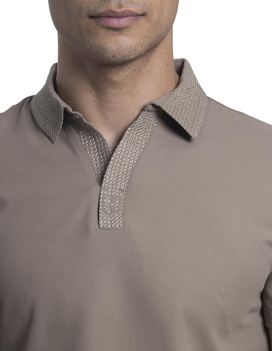Playera tipo polo boroni para hombre