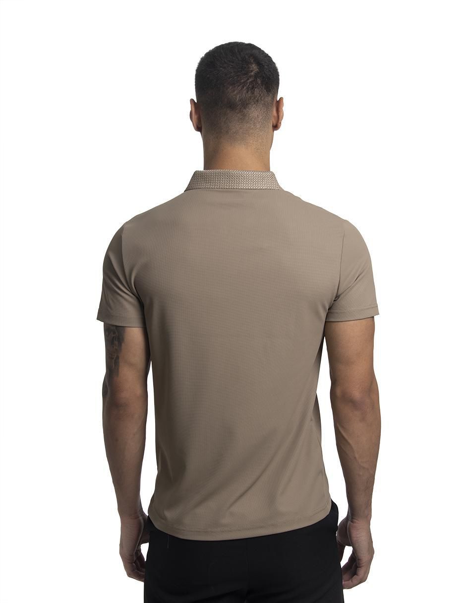 Playera tipo polo boroni para hombre