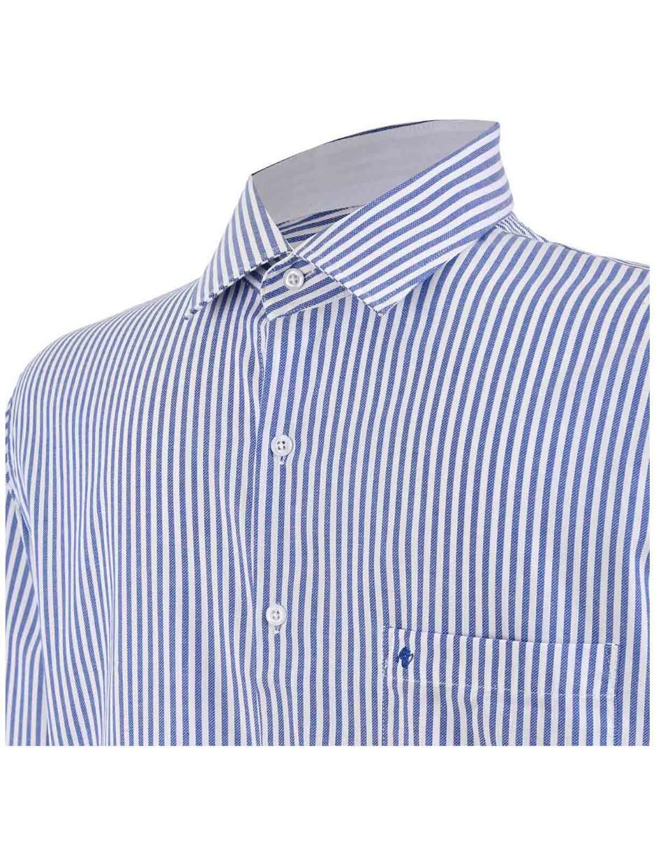 Camisa casual de algodón manga larga para hombre