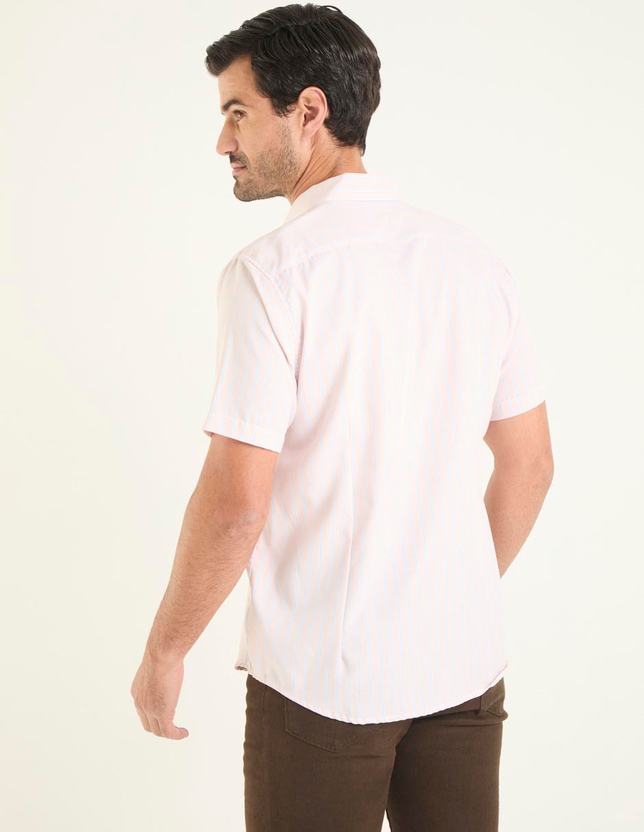Camisa casual Dioro de algodón manga corta para hombre
