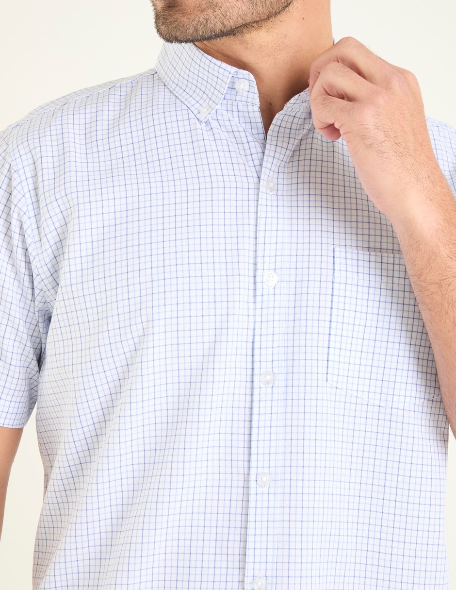 Camisa casual Dioro de algodón manga corta para hombre