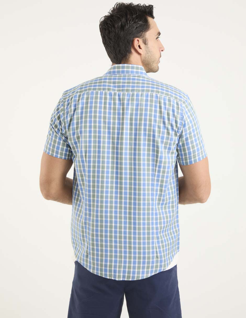 Camisa casual Dioro manga corta para hombre