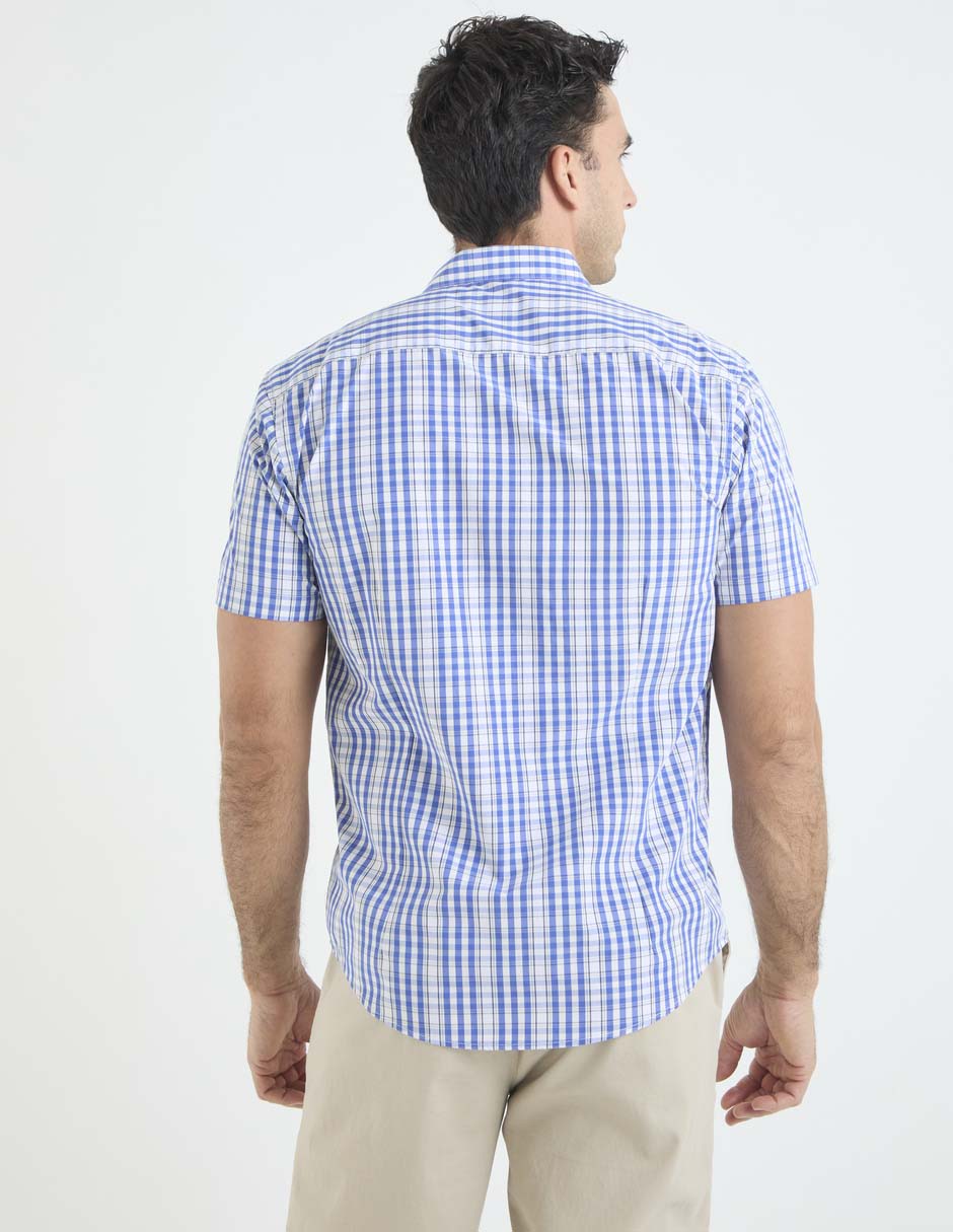 Camisa casual de bambú manga corta para hombre 5