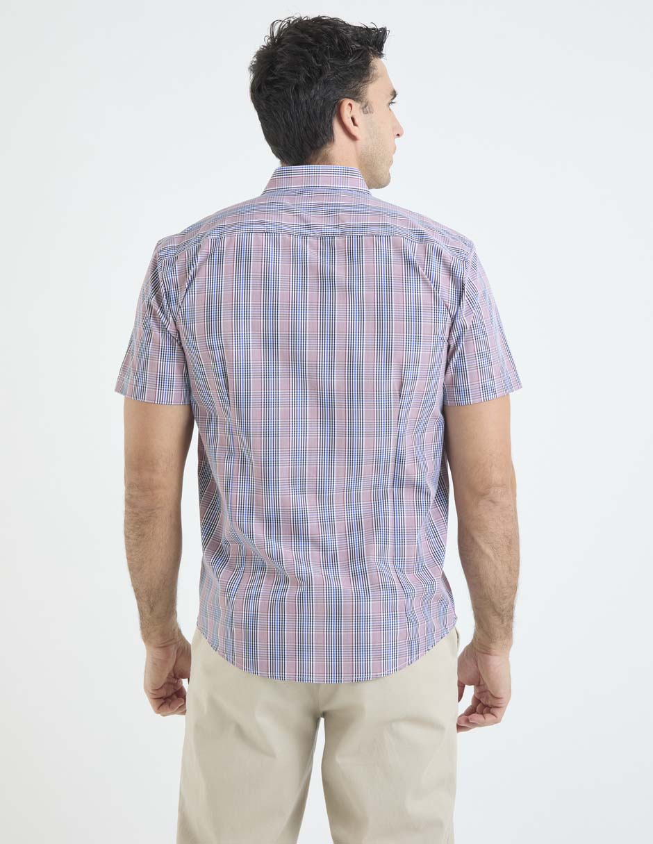 Camisa casual de bambú manga corta para hombre 5