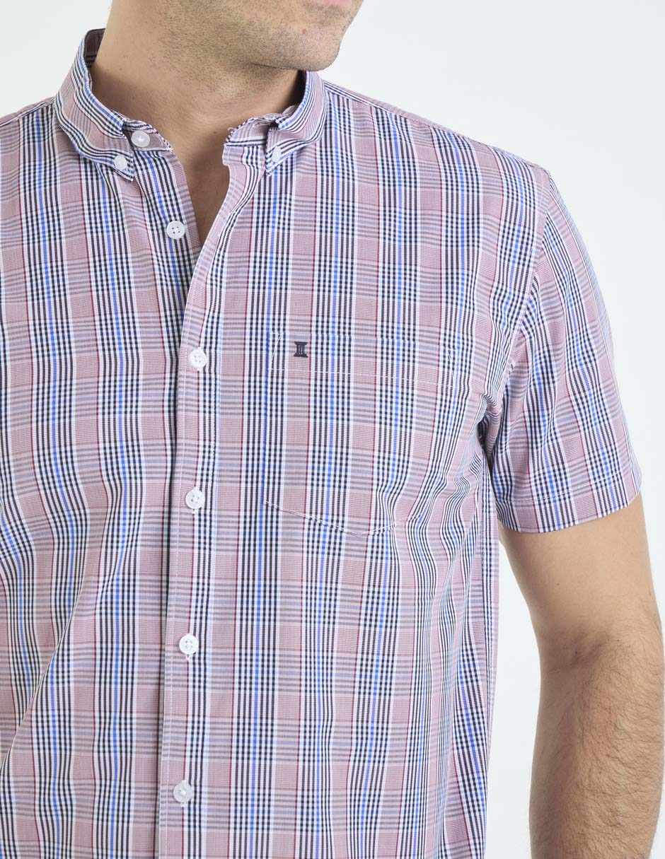 Camisa casual de bambú manga corta para hombre 7