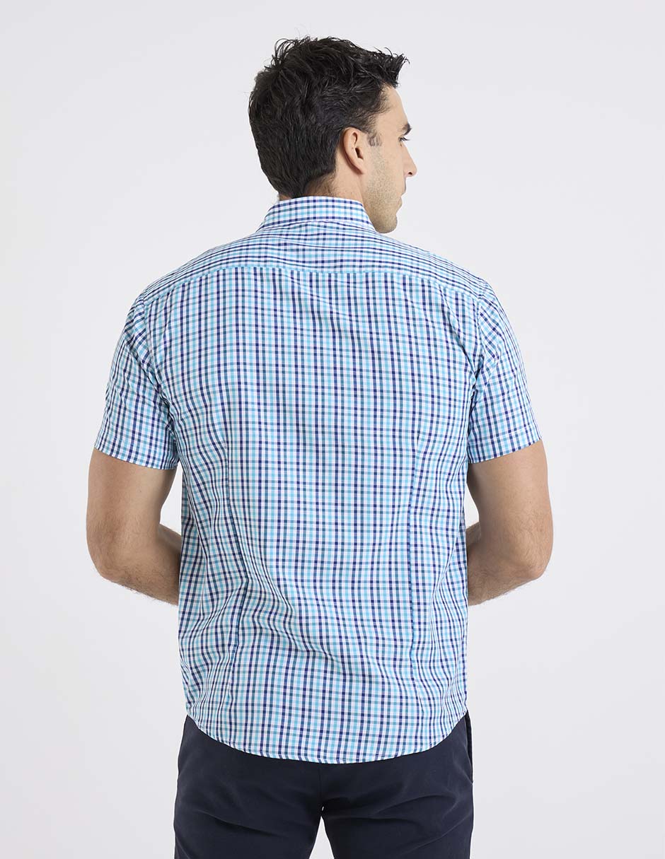 Camisa casual de bambú manga corta para hombre 4