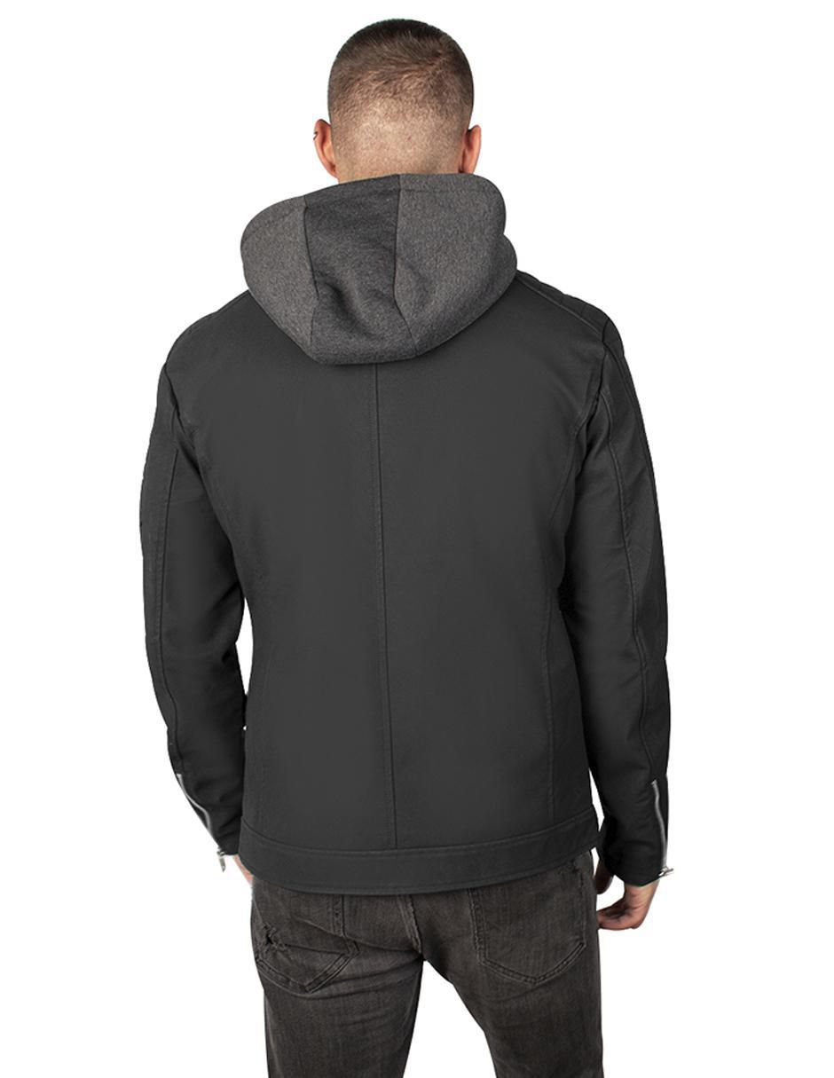 Chamarra casual con capucha para hombre 6