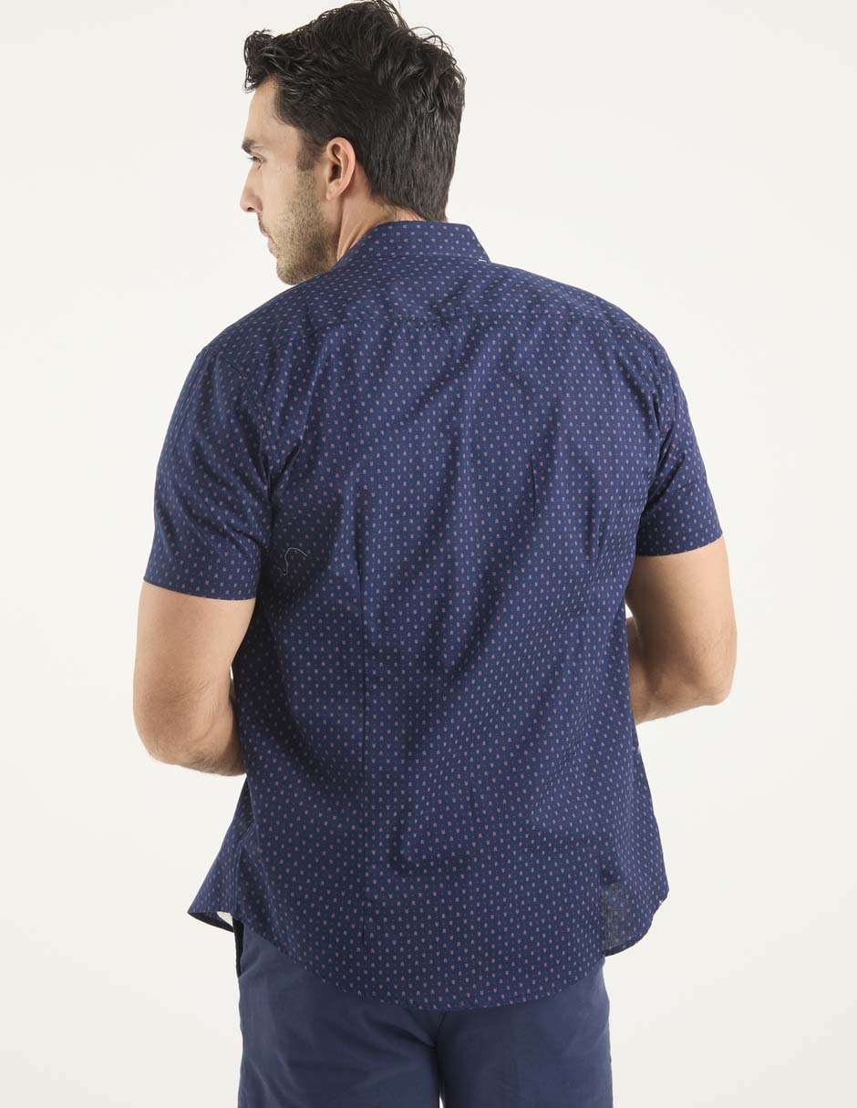 Sobrecamisa casual Dioro algodón manga corta para hombre