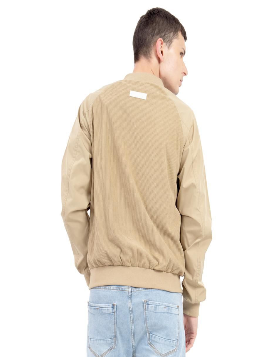 Chamarra bomber Quarry con bolsillos para hombre
