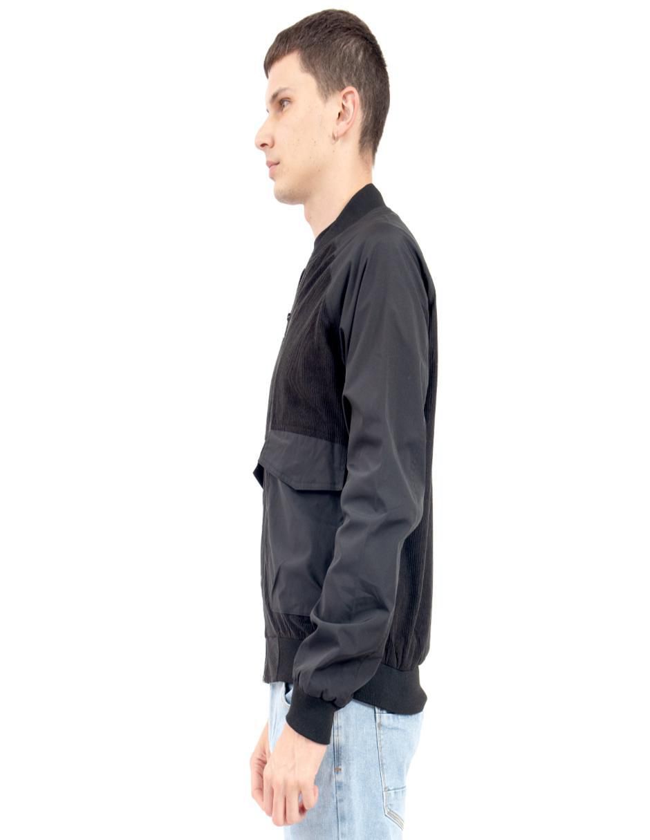 Chamarra bomber con bolsillos para hombre 2